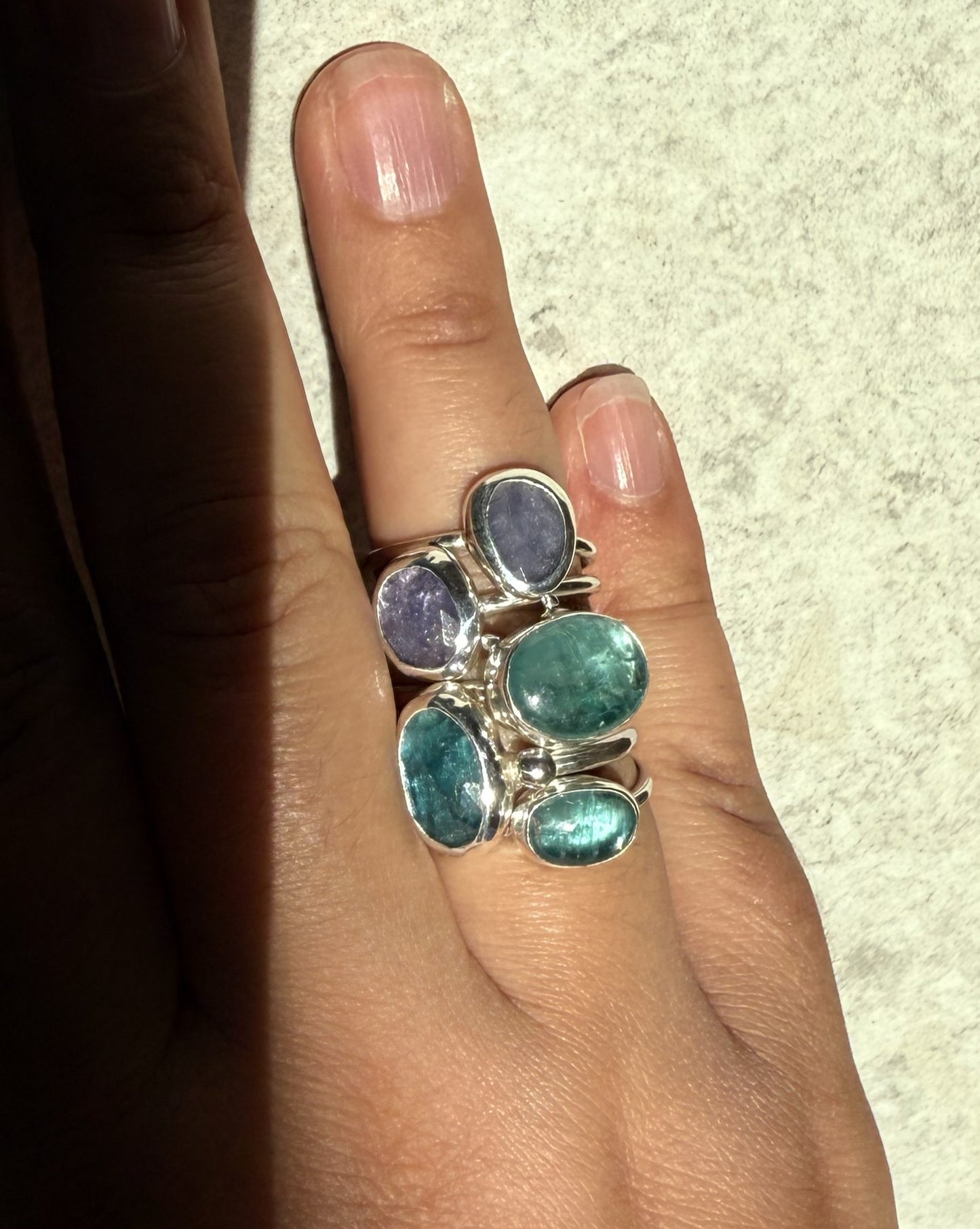 Kyanite Ring. Size P