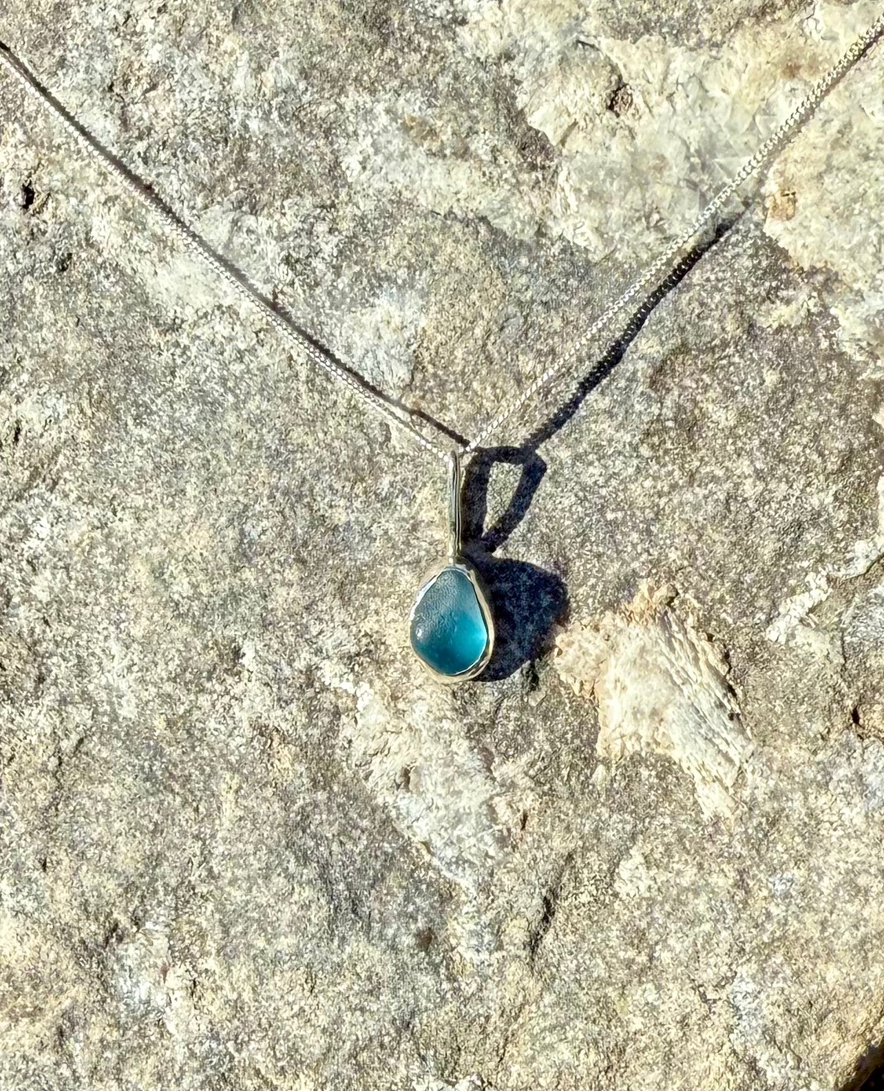 Dainty Sea Glass Necklace