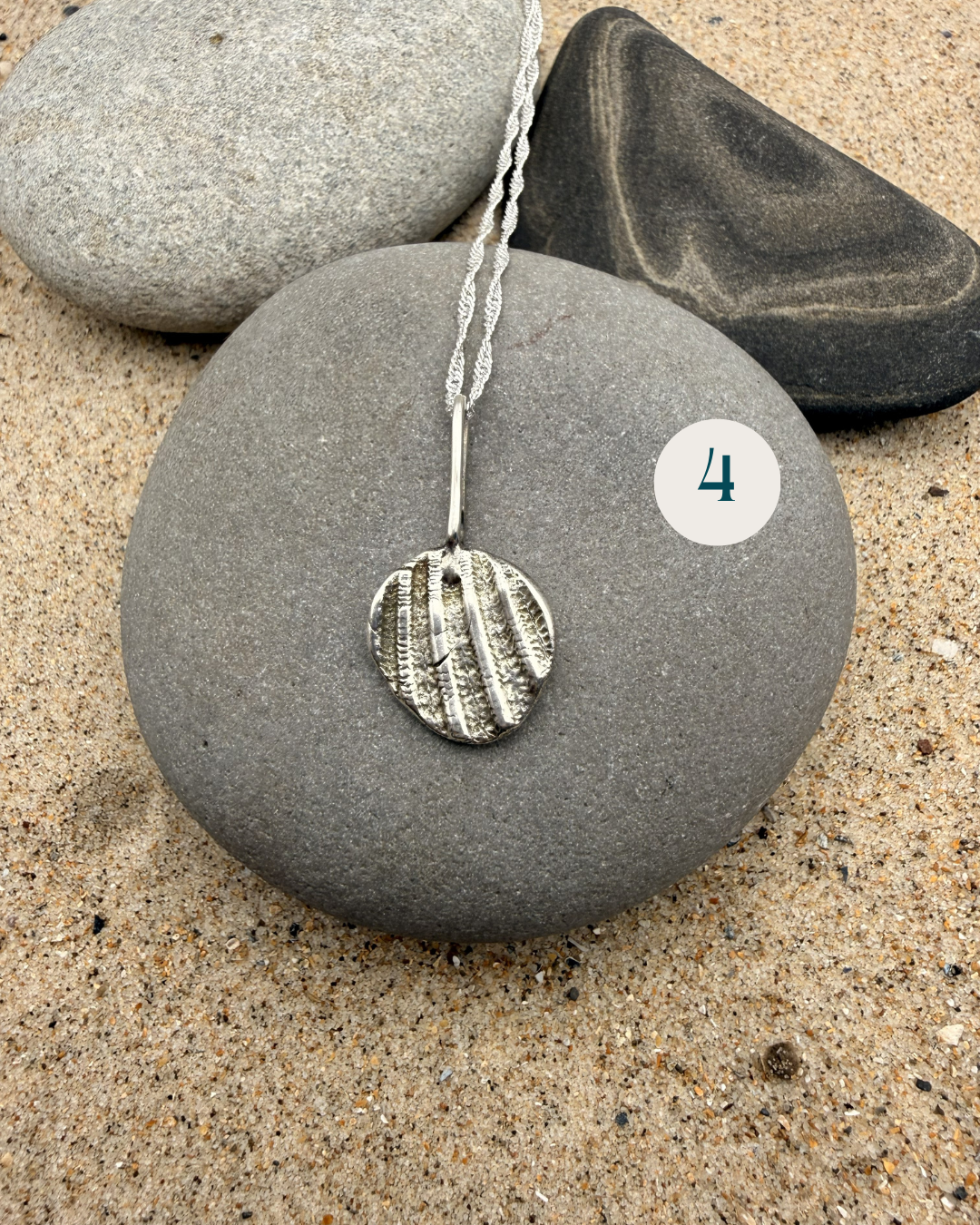 Sea Shell Impression Pendants