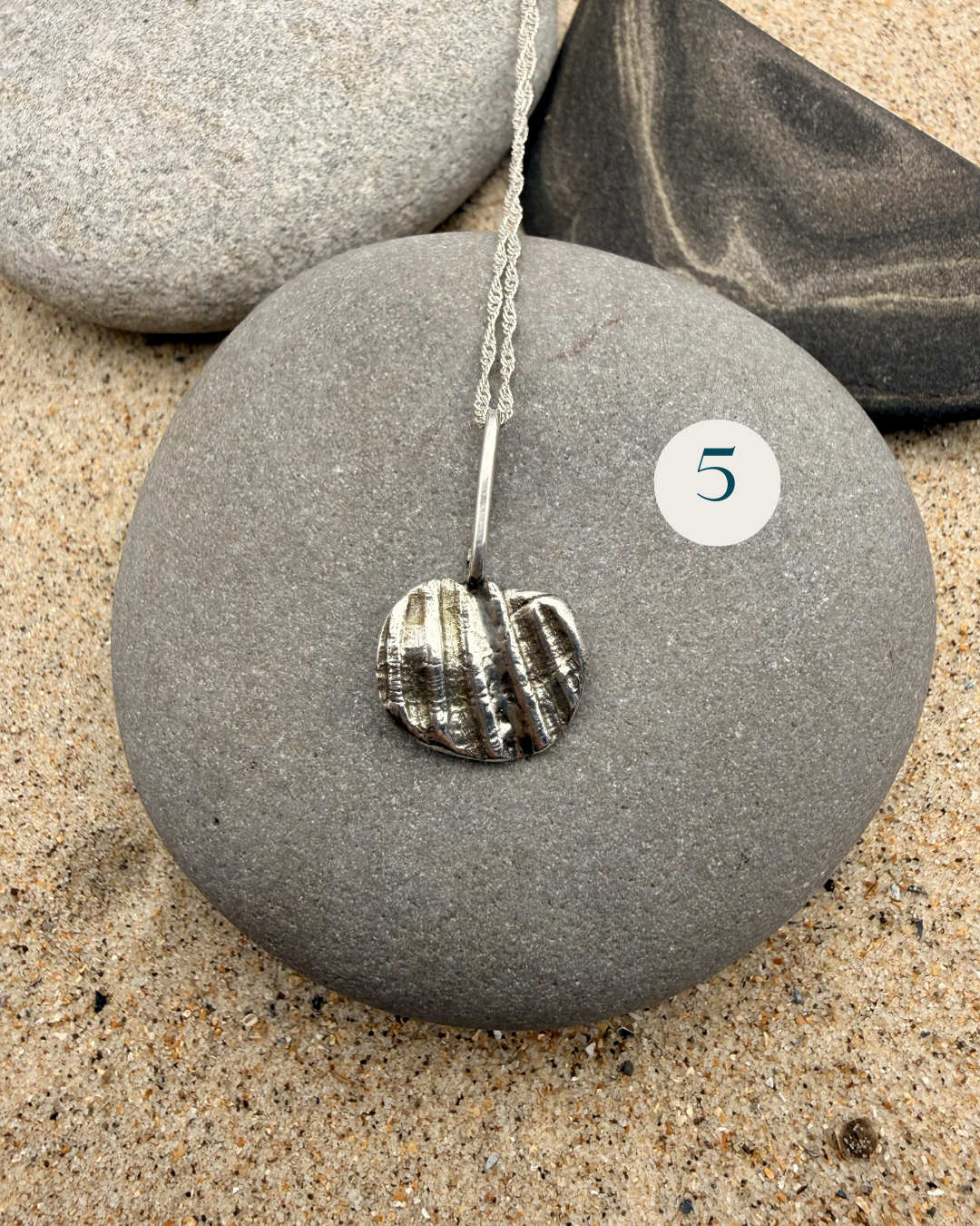 Sea Shell Impression Pendants