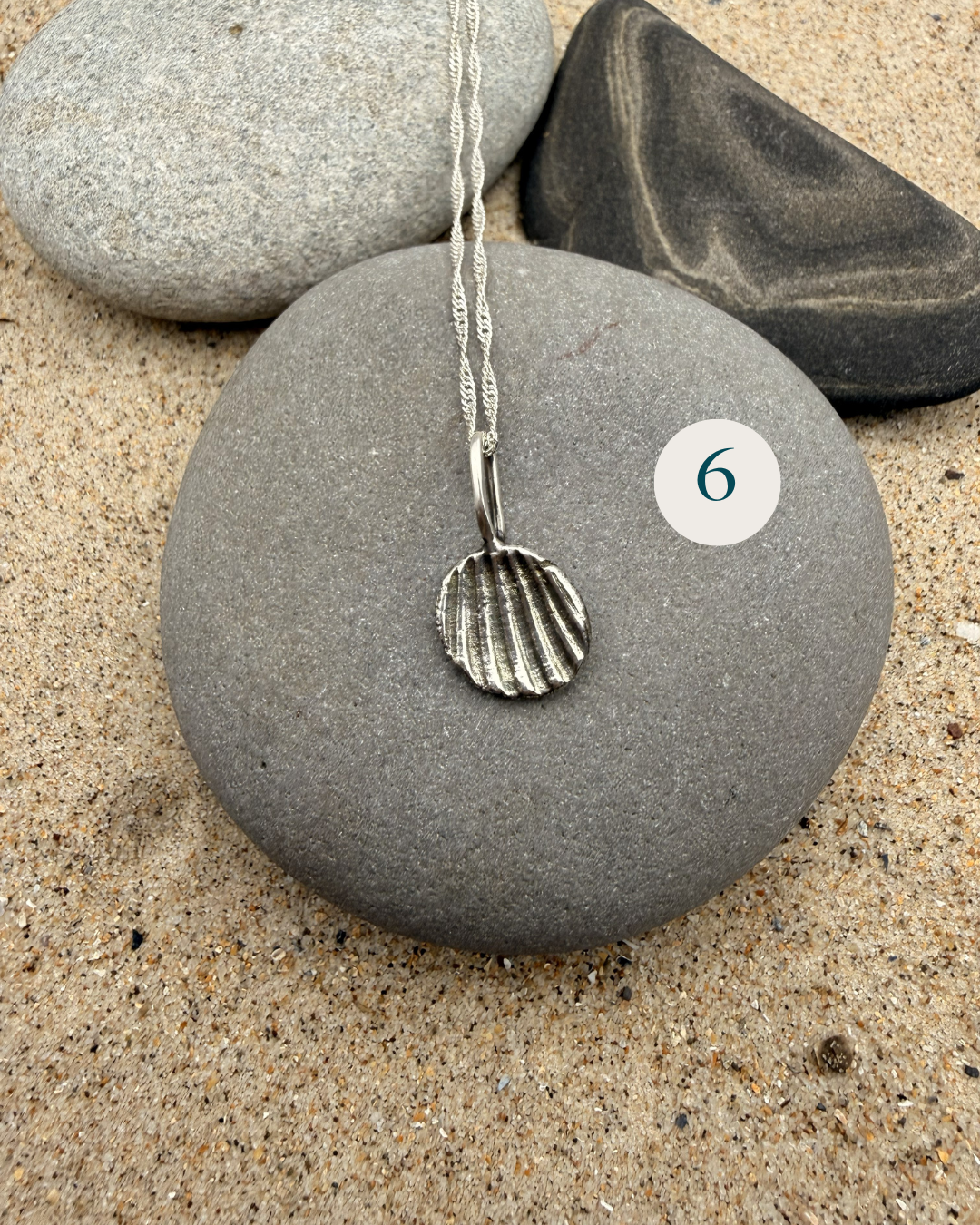 Sea Shell Impression Pendants