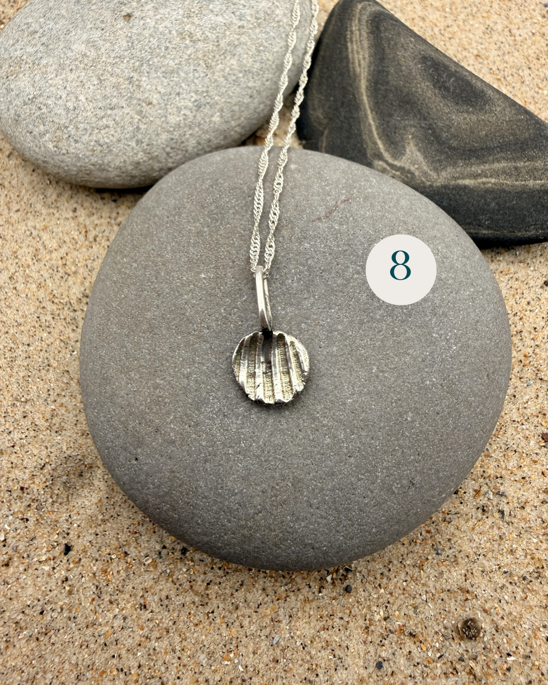 Sea Shell Impression Pendants