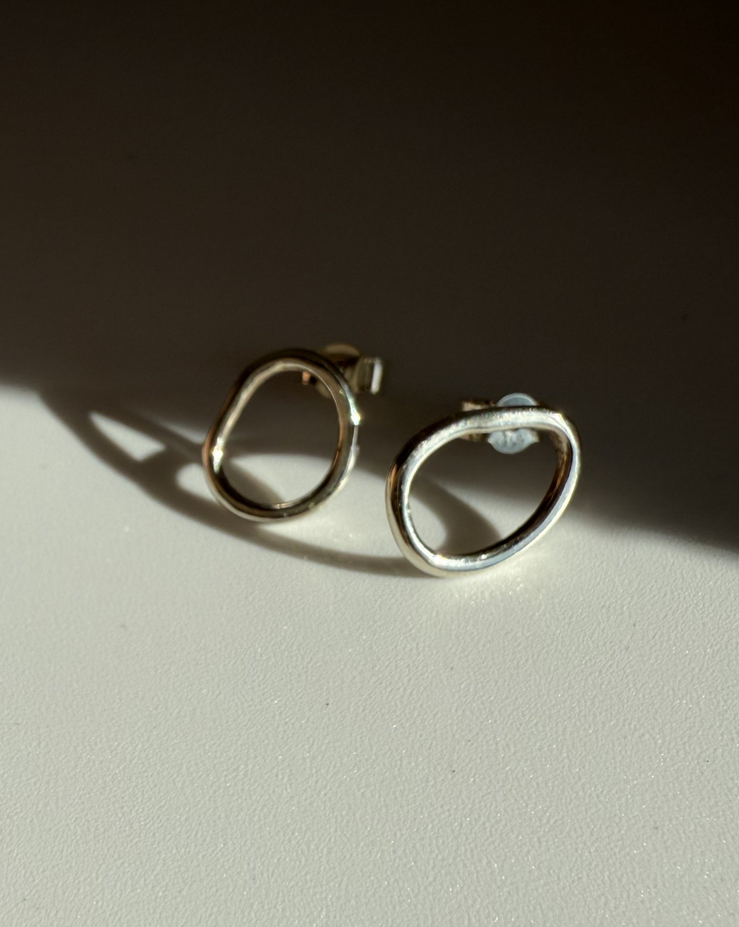 River Pebble Stud Earrings