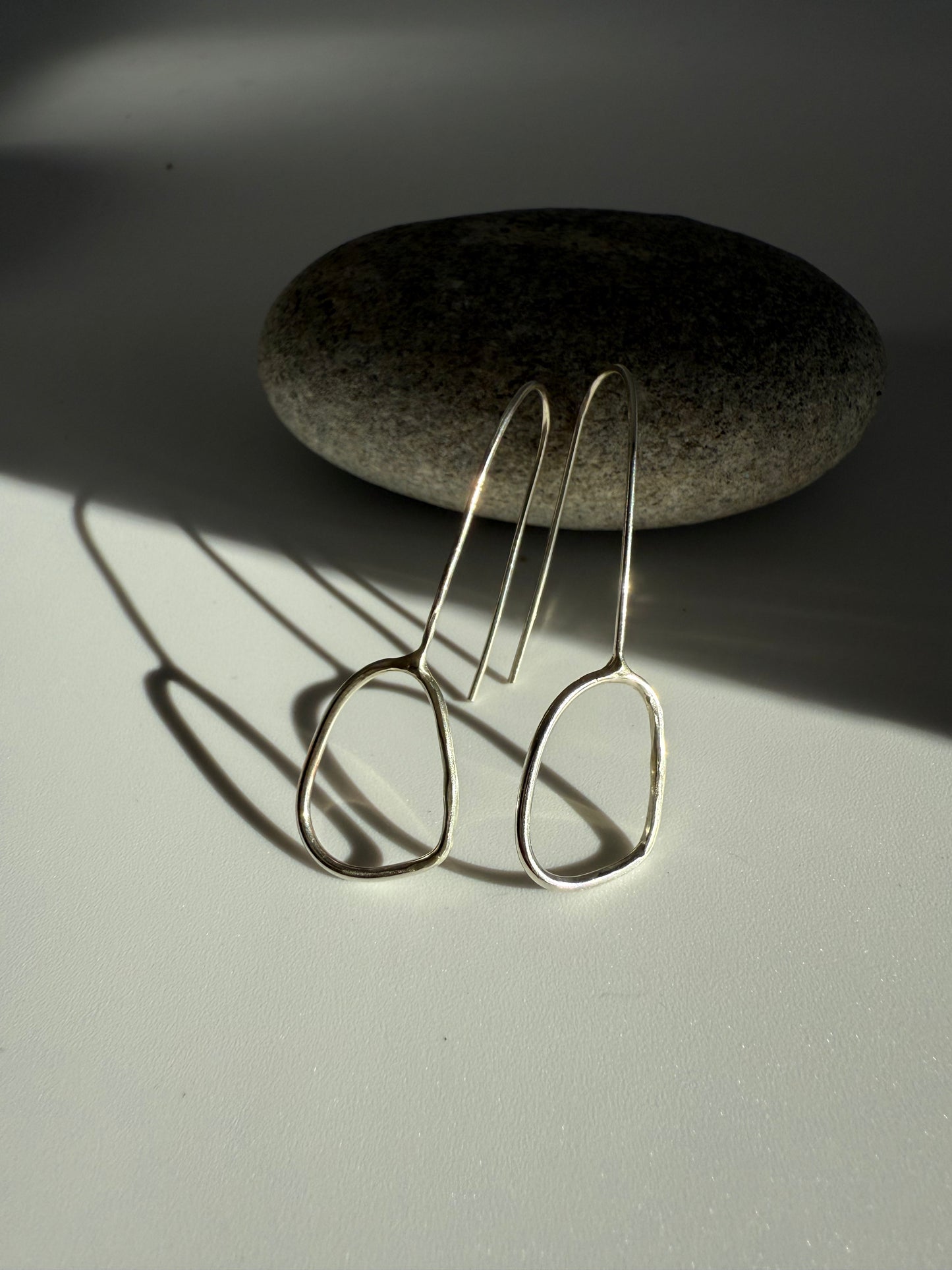 River Pebble Drop Earrings