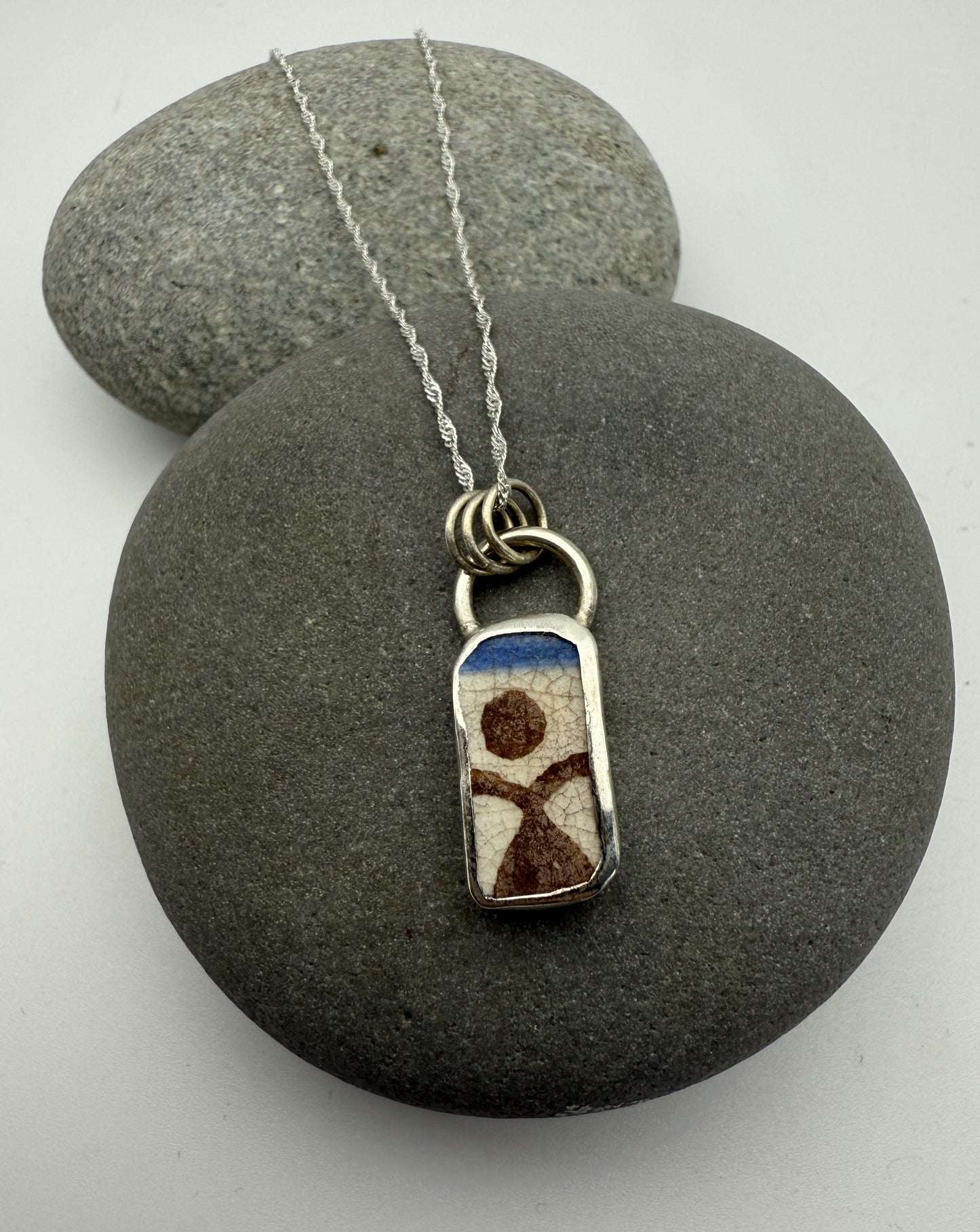Sea Pottery Pendant - Little woman