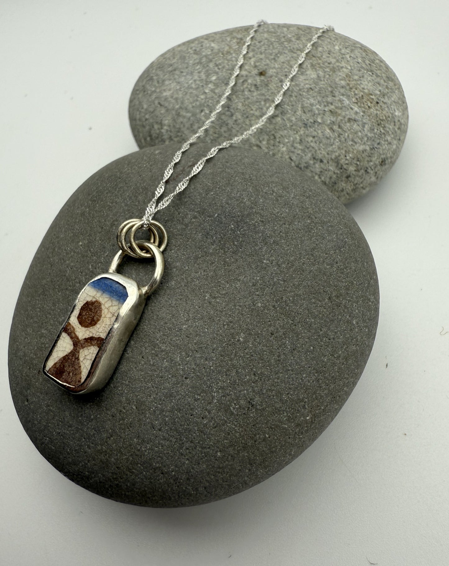 Sea Pottery Pendant - Little woman
