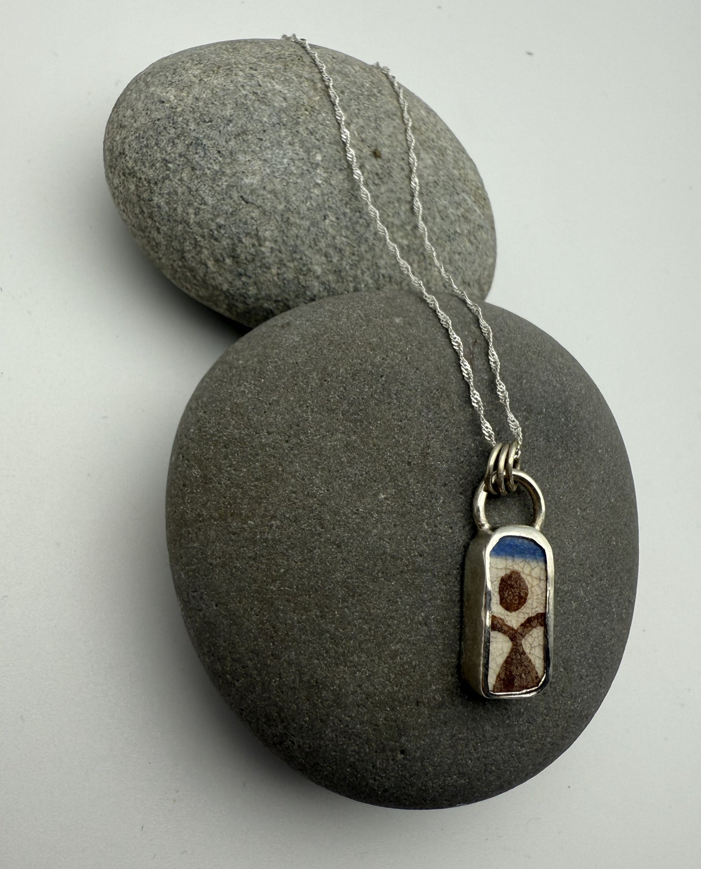 Sea Pottery Pendant - Little woman