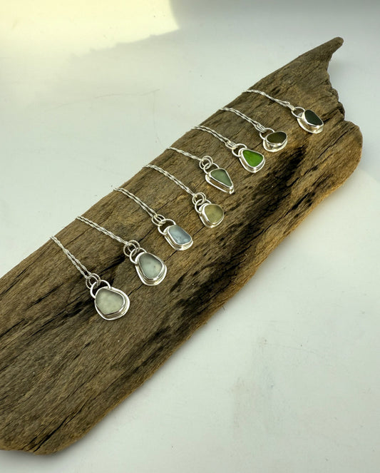 Seaham Sea Glass Pendants (Multiple Available!)