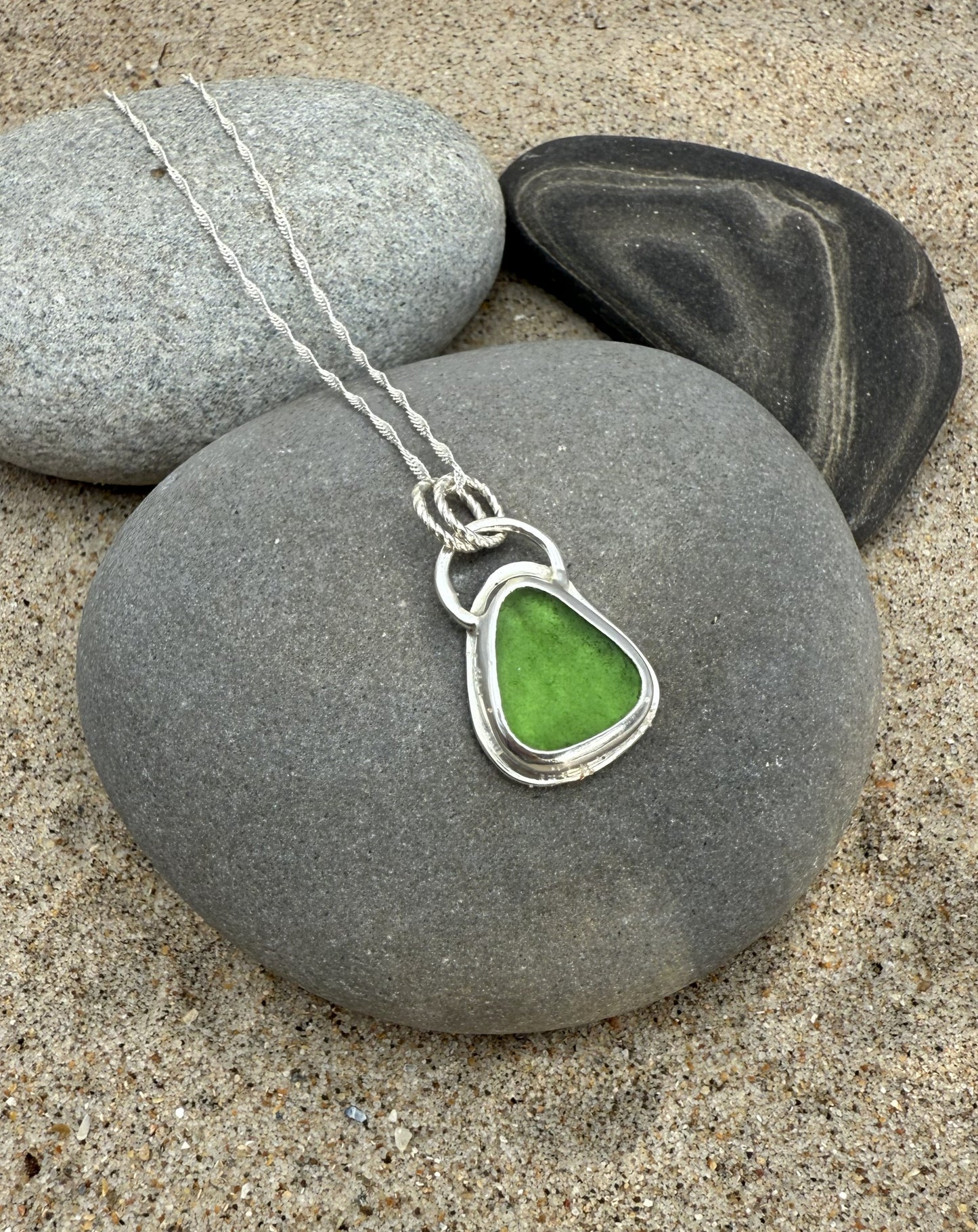 Seaham Sea Glass Pendants (Multiple Available!)