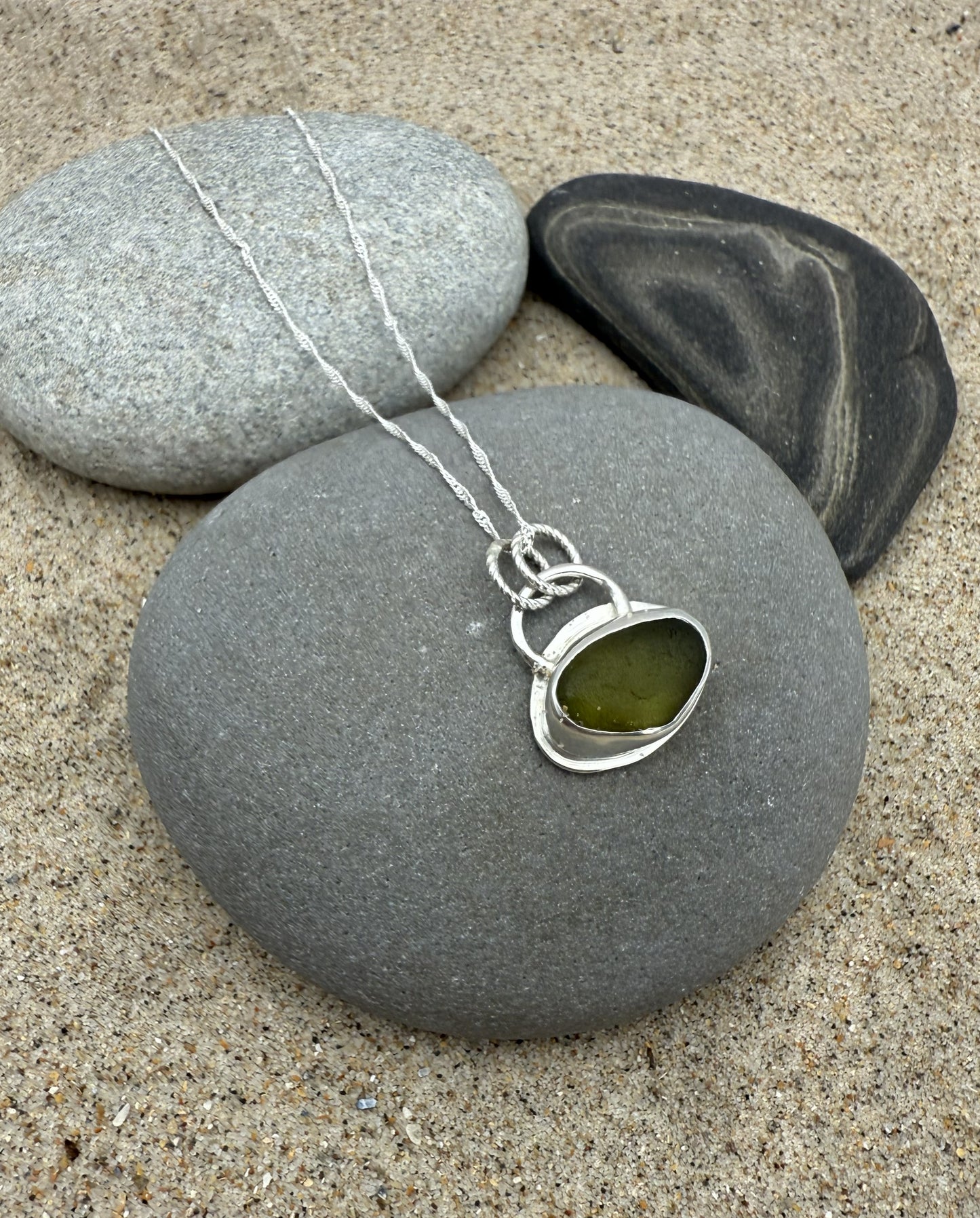Seaham Sea Glass Pendants (Multiple Available!)