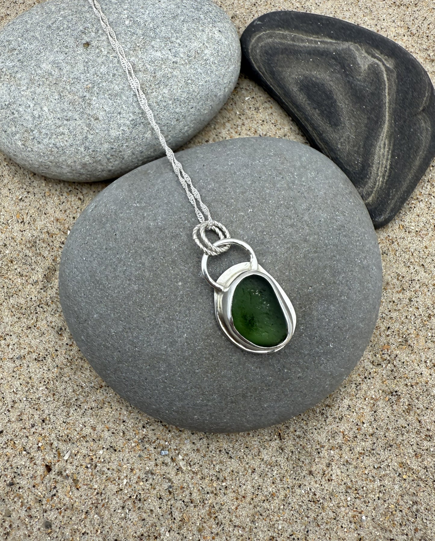 Seaham Sea Glass Pendants (Multiple Available!)