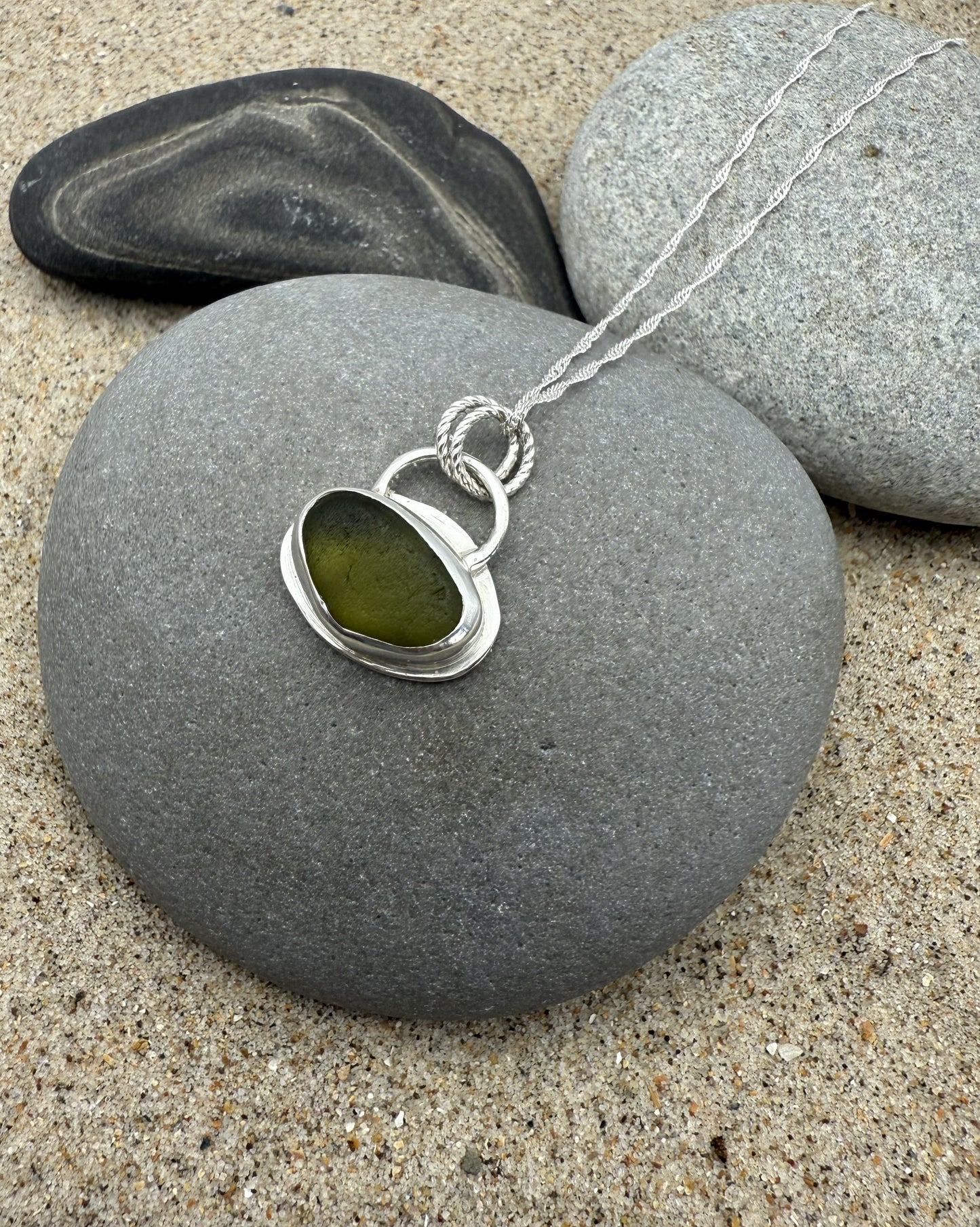 Seaham Sea Glass Pendants (Multiple Available!)