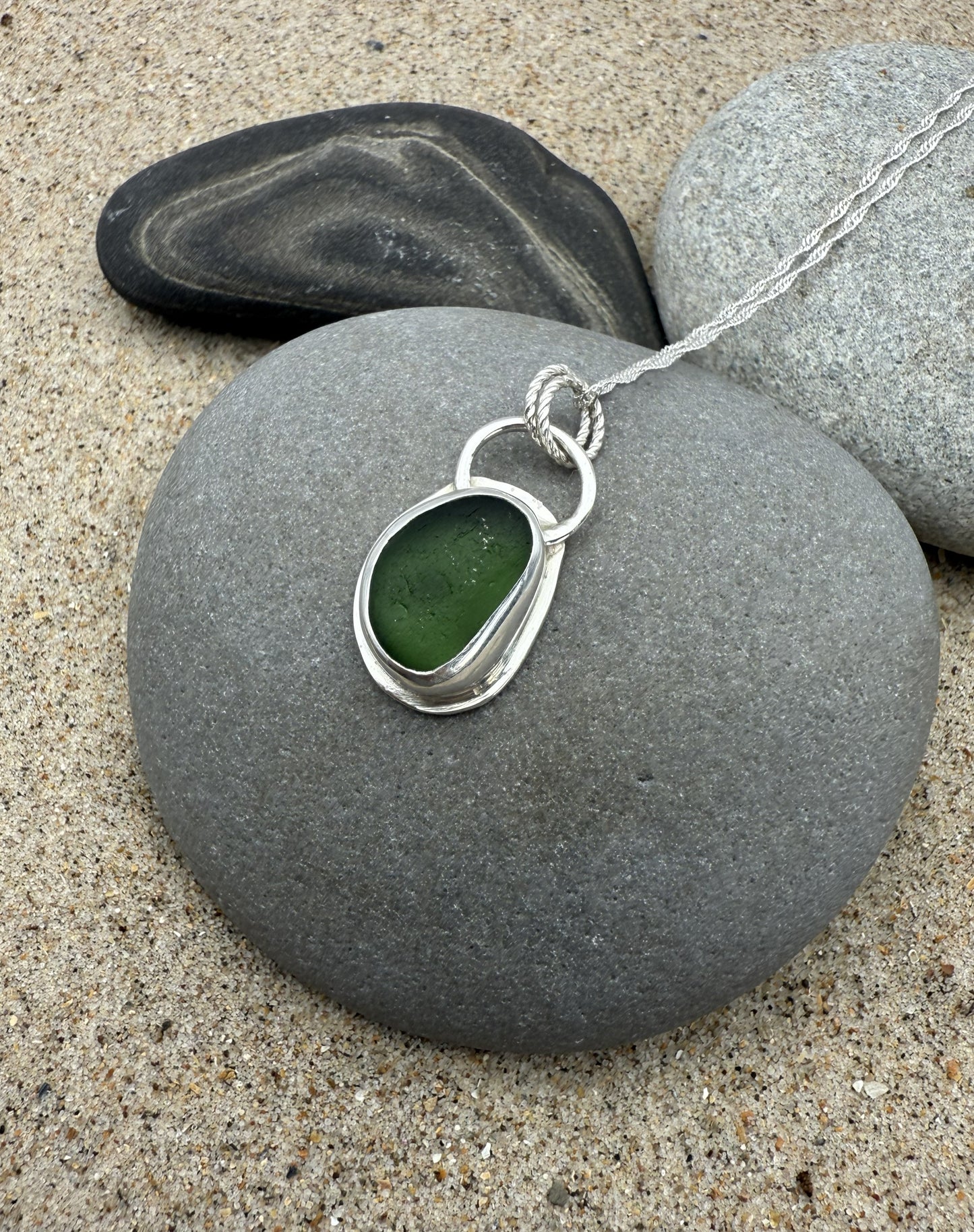 Seaham Sea Glass Pendants (Multiple Available!)