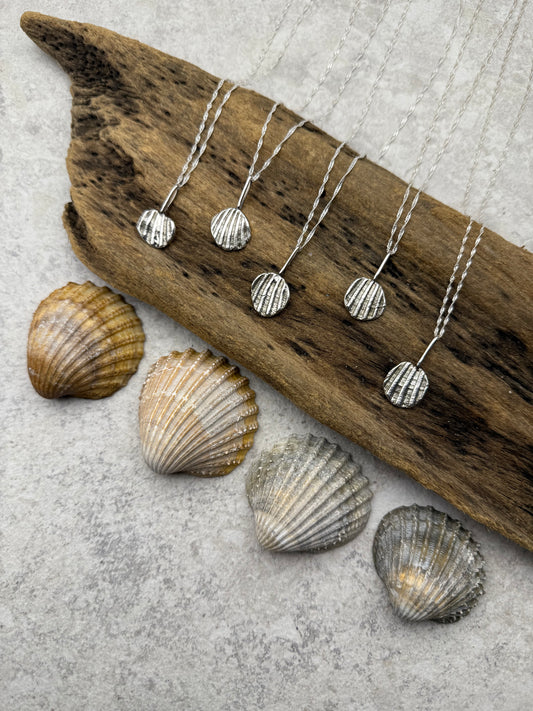 Sea Shell Impression Pendants