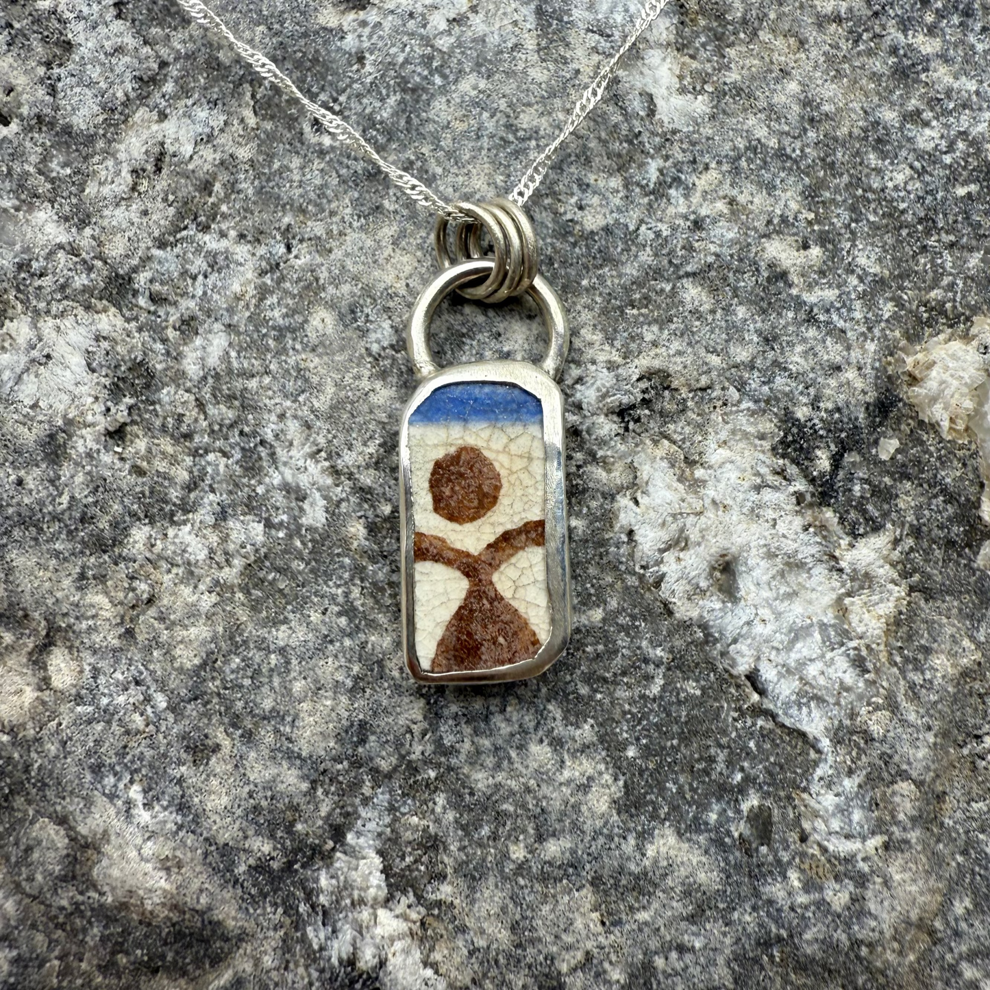 Sea Pottery Pendant - Little woman