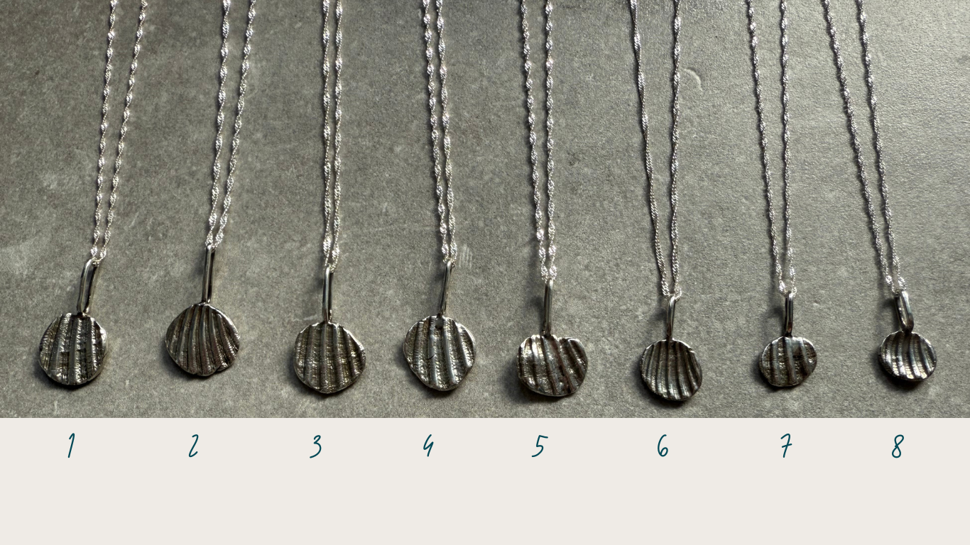 Sea Shell Impression Pendants